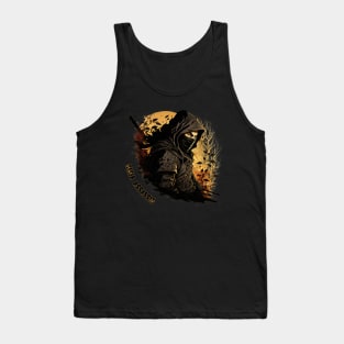 Ninja Assassin Vector art syle Tank Top